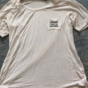 White Brandy Melville Tee